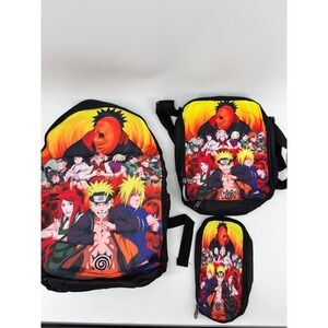 Naruto Shippuden 3 Piece Backpack Set